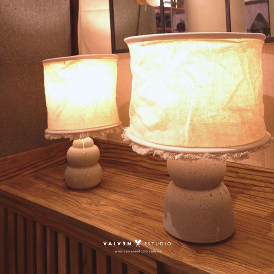 Lámpara calandria de mesa